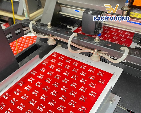 Tem decal in lấy ngay trong ngày tại Xưởng in nhanh Bách Vượng