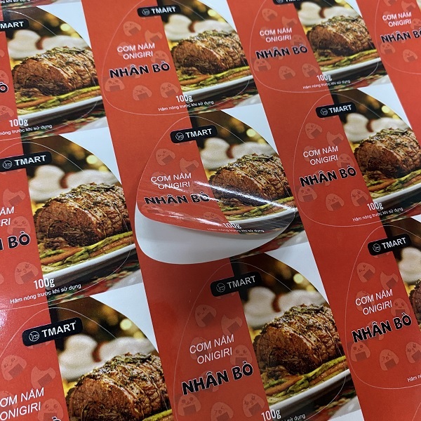 Mẫu in tem nhãn decal