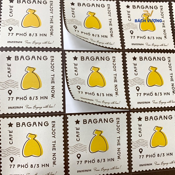 Mẫu in tem nhãn decal