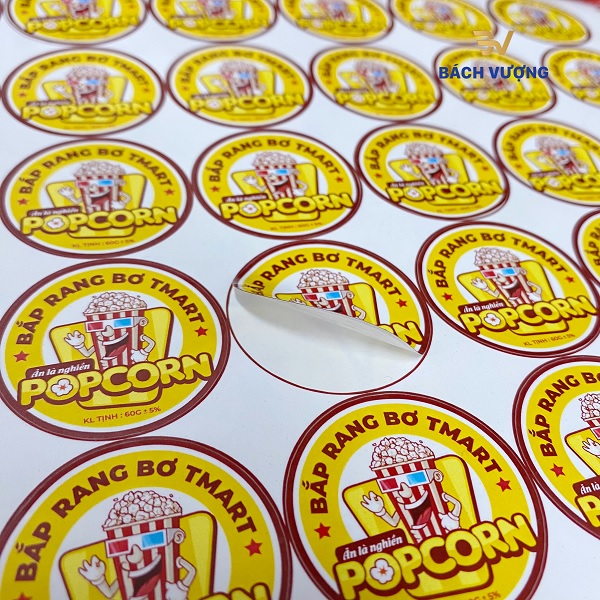 Mẫu in tem nhãn decal