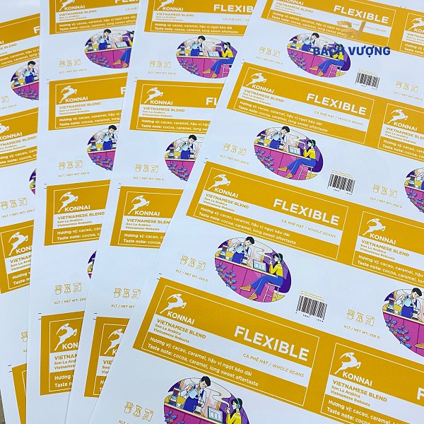 Mẫu tem nhãn decal