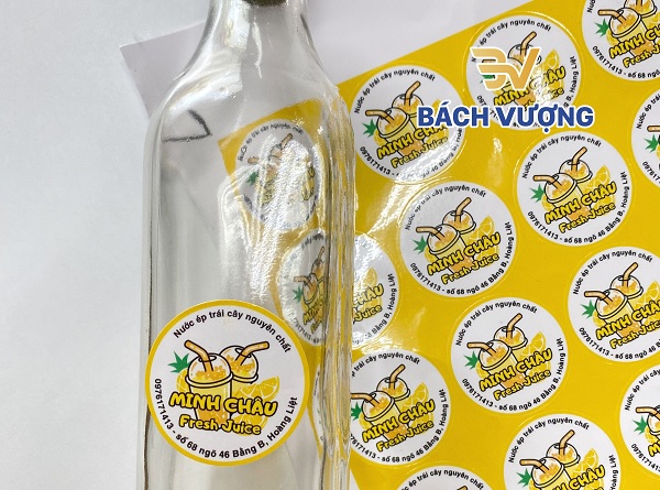 Xưởng in nhanh Bách Vượng là địa chỉ in tem dán sản phẩm chất lượng cao