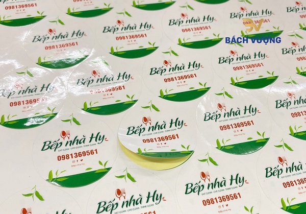 In tem nhãn số lượng ít phù hợp với doanh nghiệp nhỏ, cá nhân kinh doanh