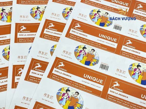 In tem nhãn số lượng ít, lấy ngay tại Xưởng in nhanh Bách Vượng