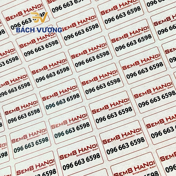Ảnh sản phẩm tem vỡ bảo hành tại In Bách Vượng