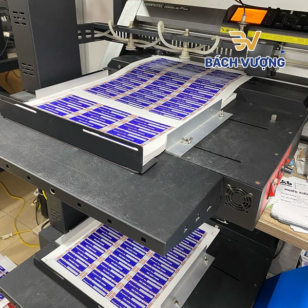 In tem vỡ tại xưởng in nhanh Bách Vượng - Hà Nội