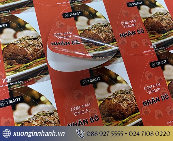 Mẫu tem nhãn sản phẩm