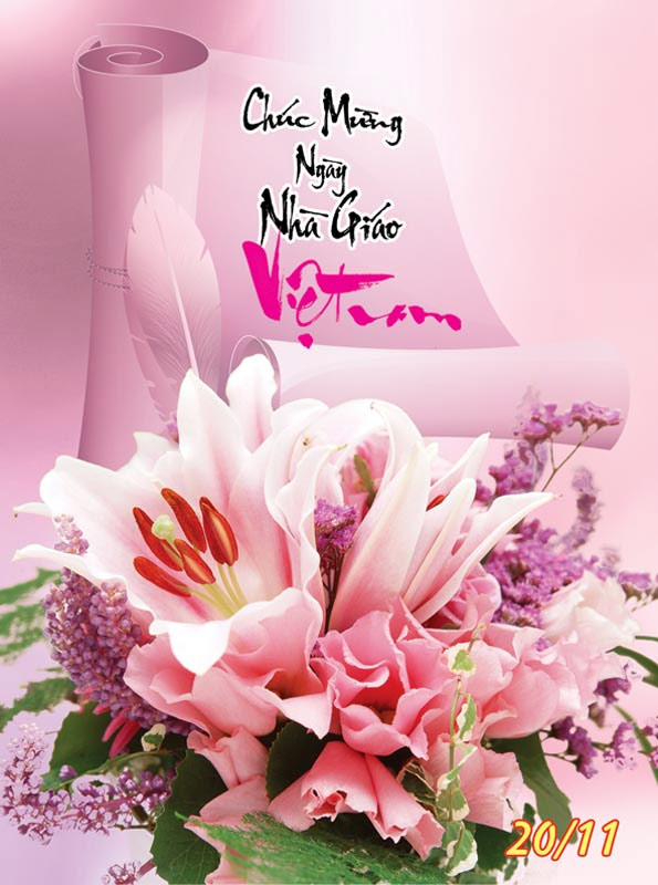 Thiệp chúc mừng 20-11 đẹp nhất