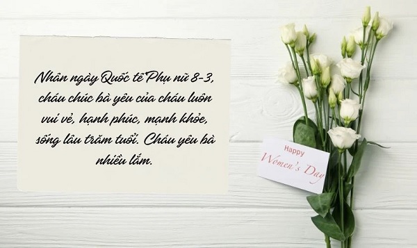 Thiệp chúc mừng 8/3