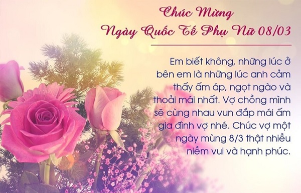 Thiệp chúc mừng 8/3
