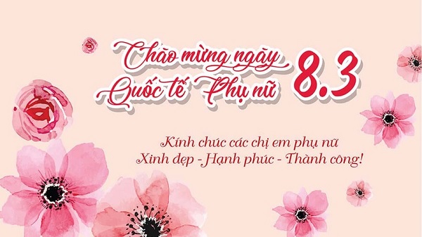 Mẫu thiệp 8-3