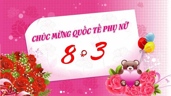 Thiệp chúc mừng 8-3
