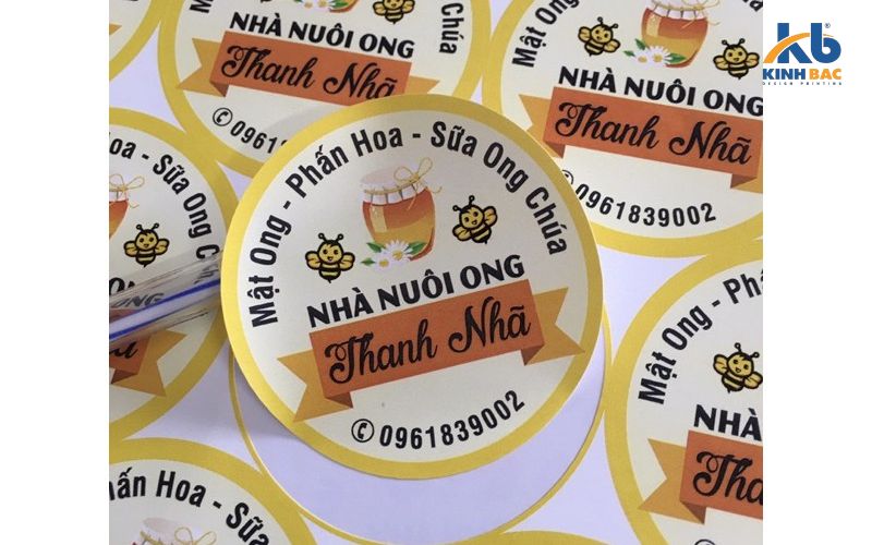 Thiết kế nhãn mác mật ong mới mẻ đẹp mắt và ấn tượng