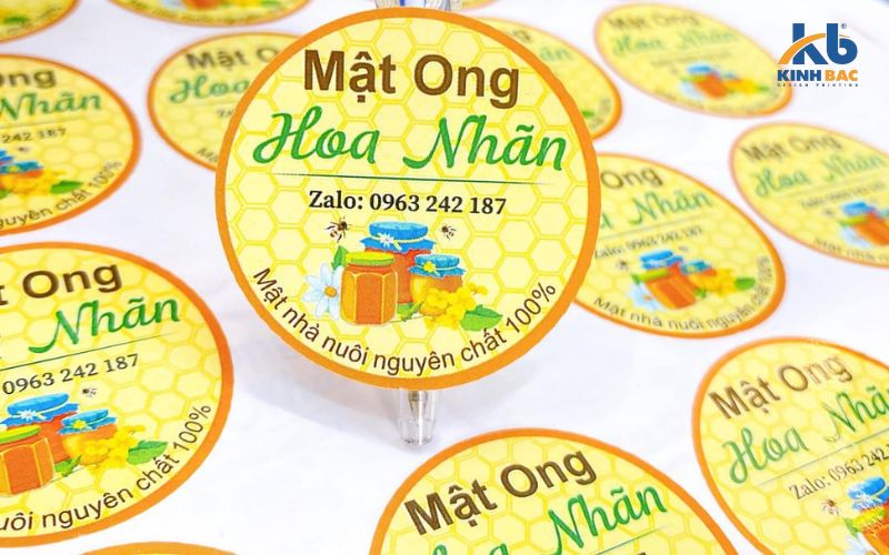 Thiết kế nhãn mác mật ong mới mẻ đẹp mắt và ấn tượng