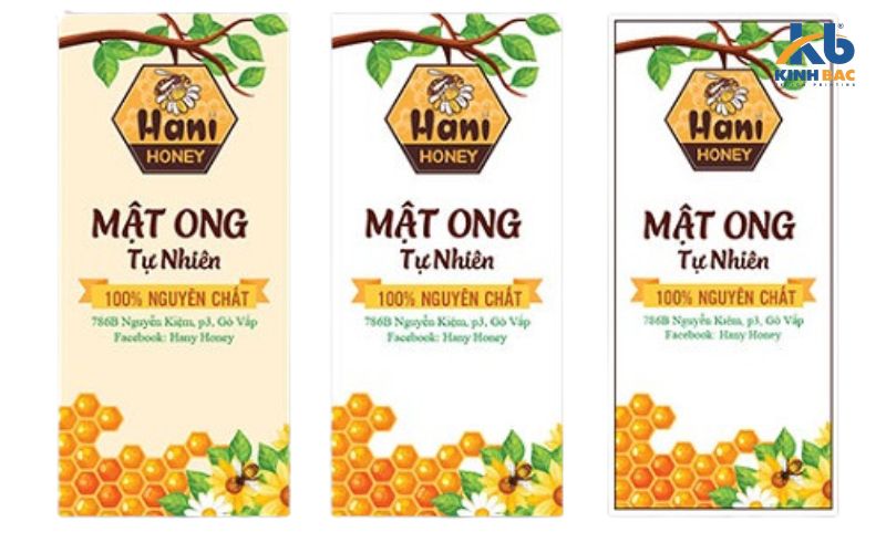 Thiết kế nhãn mác mật ong mới mẻ đẹp mắt và ấn tượng