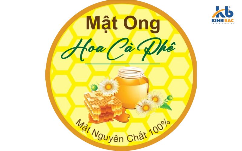 Thiết kế nhãn mác mật ong mới mẻ đẹp mắt và ấn tượng