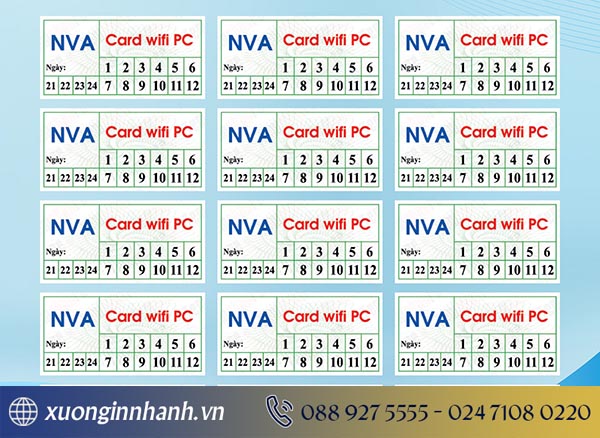 Mẫu tem dán bảo hành cho linh kiện, phụ kiện máy tính