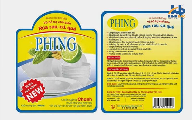 Tem nhãn phụ giúp doanh nghiệp bổ sung thêm thông tin về sản phẩm