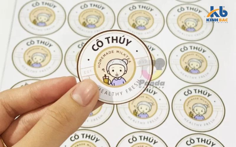 In tem decal trà sữa giúp thương hiệu tối ưu hóa được chiến dịch ngắn hạn của họ