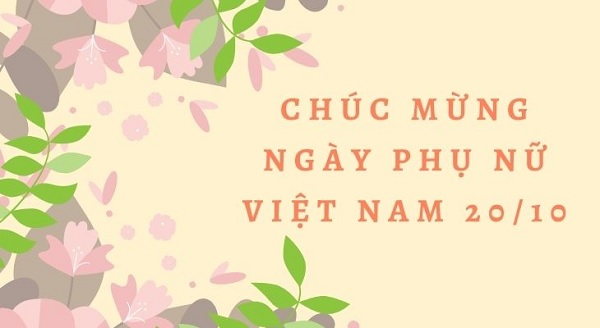 Thiệp mừng 20-10 điện tử tạo sự tiện lợi