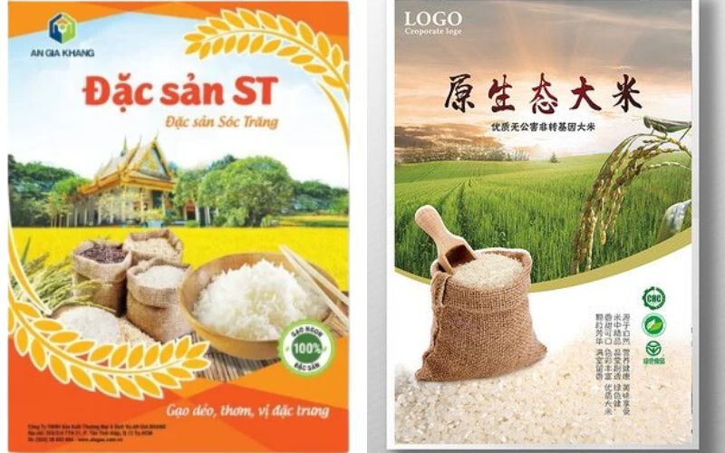 Một số mẫu in tờ rơi quảng cáo gạo