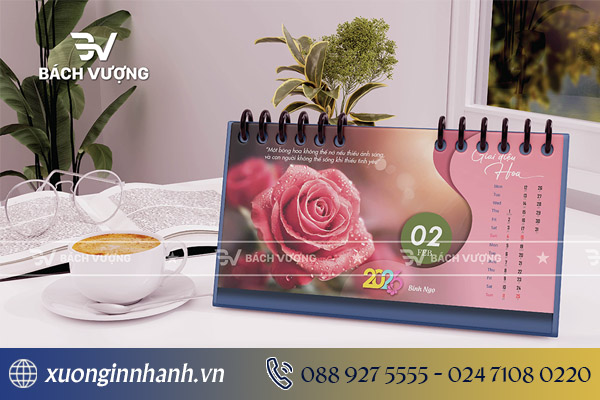 Thiết kế lịch để bàn, lịch treo tường cần lưu ý những gì?